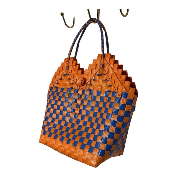 Checkered Tote Bag - Picture 3 of 12